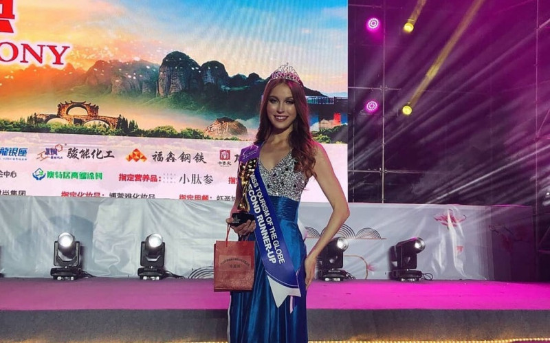 Тоболячка Анастасия Соколова в числе призеров Miss Tourism of the Globe 2019