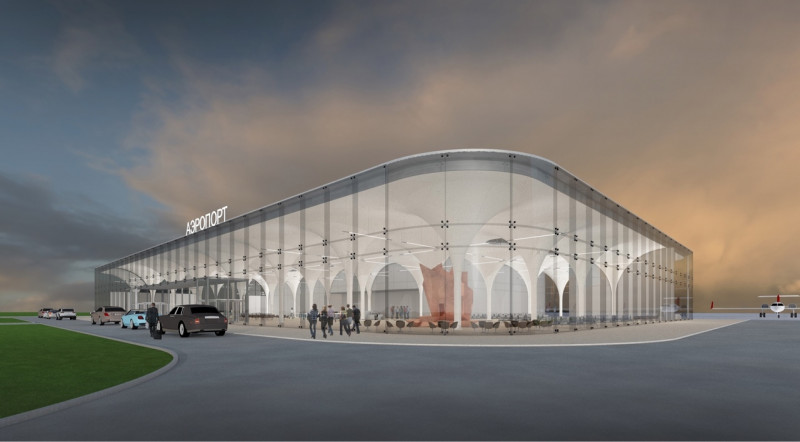 Как будет выглядеть аэропорт в Тобольске: 3D макет