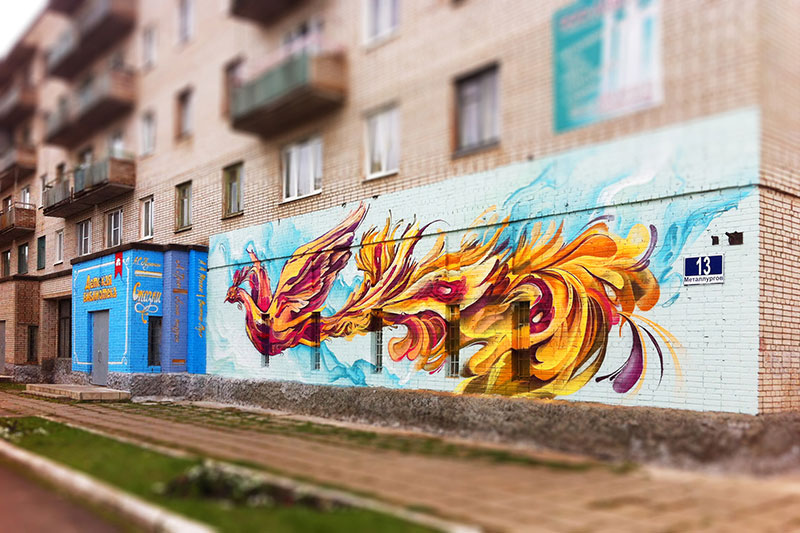 В Тобольске проходит второй этап стрит-арт проекта «Формула искусства»