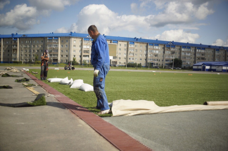 На стадионе «Тобол» появится одно из лучших покрытий в России