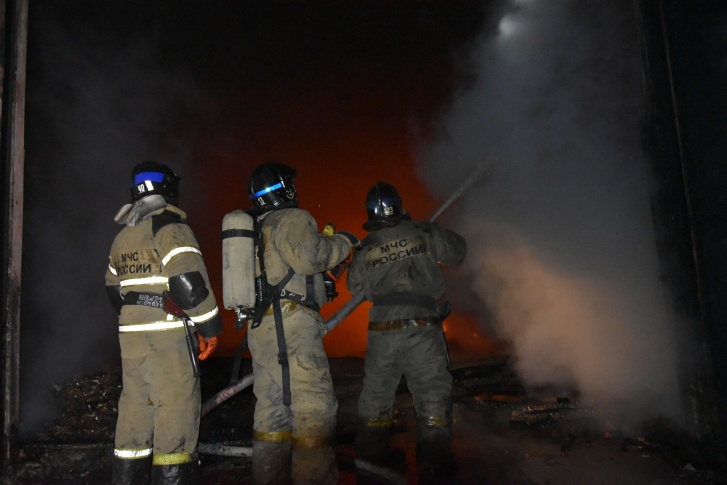 В Тобольском районе в опорном пункте полиции сгорел мужчина