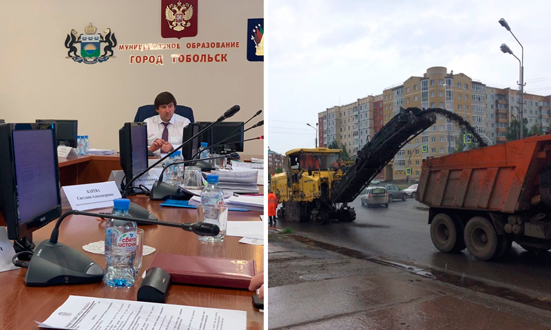 200 000 рублей в дороги: глава Тобольска Афанасьев анонсировал фронт работ